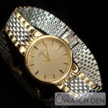 Rotary - Mens Pvd Gold Plated Two Tone Watch - Gb00497/03