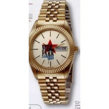 Selco Geneve Gentlemen`s Gold Mustang Watch