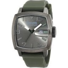 Shark Freestyle Grey Dial Green Silicon Band Men Watch 101176