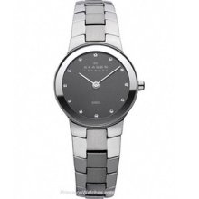 Skagen Ladies Stainless Steel Case and Bracelet - Swarovski Crystals