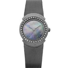 Skagen Round Mesh Strap Watch, 26mm Charcoal