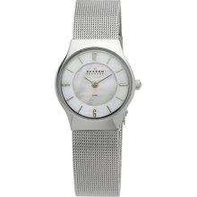 Skagen Stainless Steel Mesh Ladies Watch 233XSSS