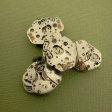small old watch movement vintage mechanical watch parts steampunk supplies C161B
