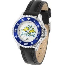 South Dakota Jackrabbits Women's Leather Sports Watch