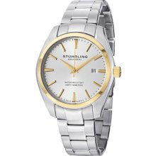 Stuhrling 414 33312 Regatta Prime Stainless Steel Bracelet Mens Watch