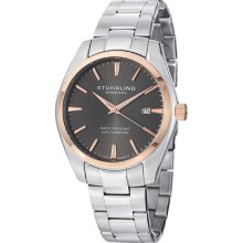 Stuhrling 414 334154 Regatta Prime Stainless Steel Bracelet Mens Watch