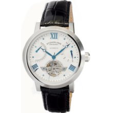 Stuhrling Original 372 33152 Saturn Spirit Automatic Silver-tone Dial Mens Watch