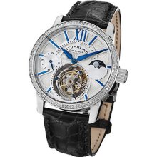 Stuhrling Original Men's Diamond Imperium Mechanical Tourbillon Watch