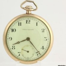 Stuyvesant Knickerbocker W. Co. Pocket Watch - Gold Filled Working Antique