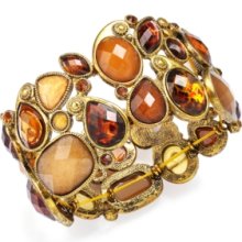 Styleco. Bracelet, Gold-Tone Beaded Stretch Bracelet Styleco. Bracelet, Gold-Tone Beaded Stretch Bracelet