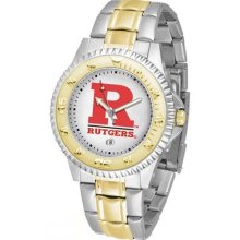 Suntime Rutgers Scarlet Knights Competitor Two Tone Watch