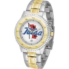 Suntime Tulsa Golden Hurricanes Competitor Two Tone Watch