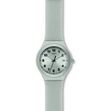 Swatch Silver Effect Mens Watch YGS4032