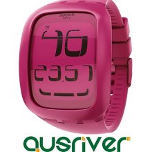 Swatch Touch Watch Surp100 Pink Swiss Made Day Date Stoper Alarm Timer Core