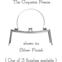 The Coquette Metal Bag Frame or Purse Handle