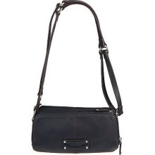 Tignanello Pebble Leather East/West Adjustable Crossbody - Black - One Size