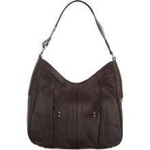 Tignanello Pebble Leather Hobo Bag - Brown - One Size