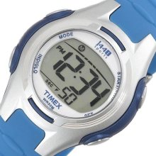 Timex 1440 Digital Chronograph Womens Sport Watch Blue Rubber Band