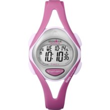 Timex Watch, Womens Digital Ironman 50 Lap Pink Resin Strap 33mm T5K70