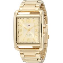 Tommy Hilfiger 1781195 Women's Gold Tone Case Mineral Watch 1781195