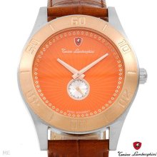 Tonino Lamborghini Swiss Movement Men's Watch En045l.508 Two Tone/brown
