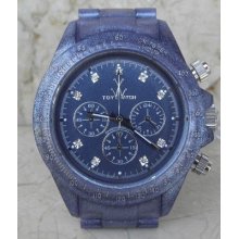 Toy Watch Chronograph Indigo Pearlized Watch Authentic