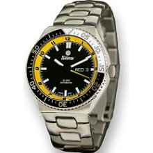 Tutima Military wrist watches: Di 300 Titanium Black/Yellow 629-08