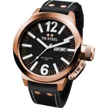 TW Steel CEO Gents Quartz Black Leather Strap CE1021 Watch