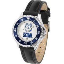 UCONN Huskies Women's Leather Sports Watch