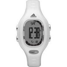 Unisex White Adidas Digital Sports Watch Adp3090