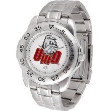 University of Minnesota Duluth Men's Stainless Steel Logo Watch