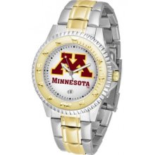 University Of Minnesota Golden Gophers Mens Sport Executive Gold Two Tone Watch