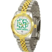 University of North Dakota Men's Two Tone Gold Dress Watch