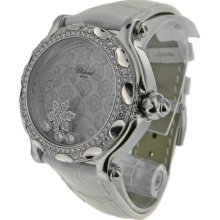 Unworn Ladies Chopard Happy Sport Snowflake 288946 Diamond Quartz Watch