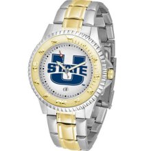 Utah State Aggies Mens Stainless 23Kt Watch