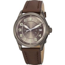 Victorinox Men's Quartz Watch 241519 With Leather Strap