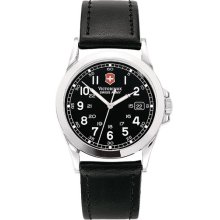 Victorinox Swiss Army 'Infantry' 38mm Watch with Leather Band