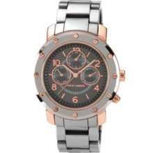 Vince Camuto Multi Grey and Rose Gold Multifunction Bracelet