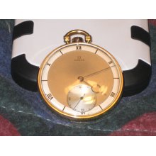 Vintage 14k gold Omega Pocket Watch 1930s Deco Deco Deco wow