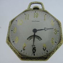 Vintage 14k Gold Waltham Pocket Watch