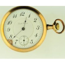 Vintage 16 Size South Bend Sidewinder Pocket Watch Grade 290 Keeping Time