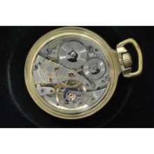 Vintage 16 Size Waltham 23 J Vanguard Pocket Watch Up+ Down Wind Indicator