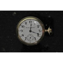 Vintage 18 Size Hamilton 21j Grade 941 Pocket Watch Keeping Time