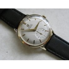 Vintage 1950 Omega-gold Plated Automatic Gents Watch 17j 342 Cal Vgc