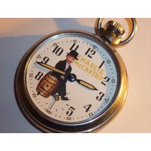 Vintage 1960's CHARLIE MCCARTHY picture dial pocket watch