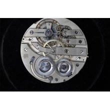 Vintage 44.4mm Swiss Hy Moser + Co Hunting Case Pocket Watch Movement Running