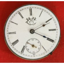 Vintage 6 Size Pocket Watch Movement - Swiss Made H/c - 2 Fix