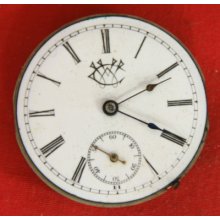 Vintage 6 Size Pocket Watch Movement - Swiss Made H/c - 2 Fix