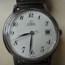 Vintage Authentic Omega Watch Men's Automatic Geneve Caliber 1012 Ref.166.0163