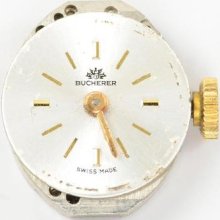 Vintage Bucherer Watch Co. 17 Jewels Ladies Watch Movement W-143